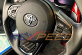Rexpeed MKV Supra GR Carbon Fiber Steering Wheel Badge
