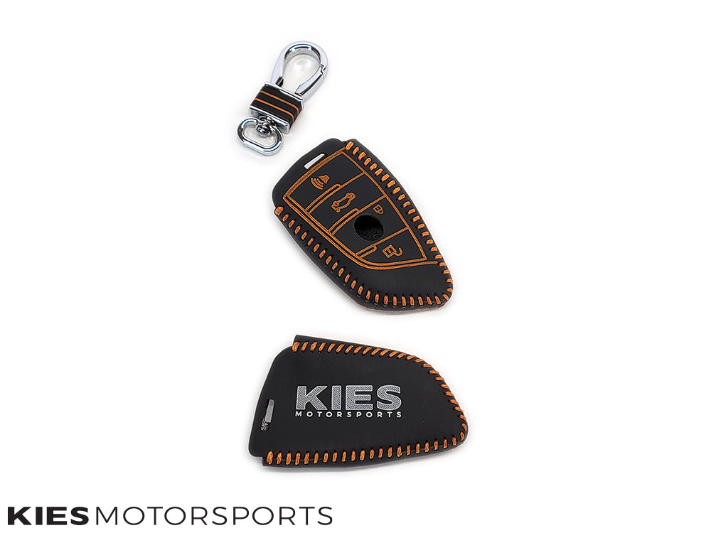 Kies Motorsports Real Leather G Series BMW (Also Supra) Key Protector Keychain (New Design)