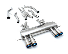 Load image into Gallery viewer, ARMYTRIX Stainless Steel Valvetronic Catback Exhaust System Quad Blue Coated Tips BMW M3 G80 | M4 G82 2020+