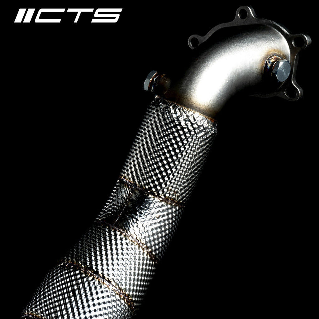 CTS Turbo Audi C7/C7.5 S6/S7/RS7 4.0T Cast Downpipe Set with High Flow Cats