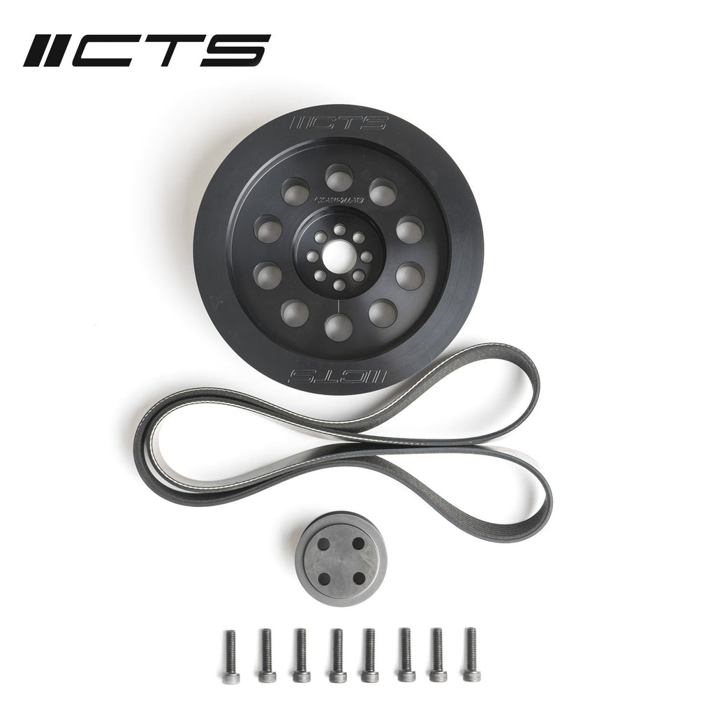 CTS Turbo 3.0T V6 Dual Pulley Upgrade Kit (bolt-on, 187mm)