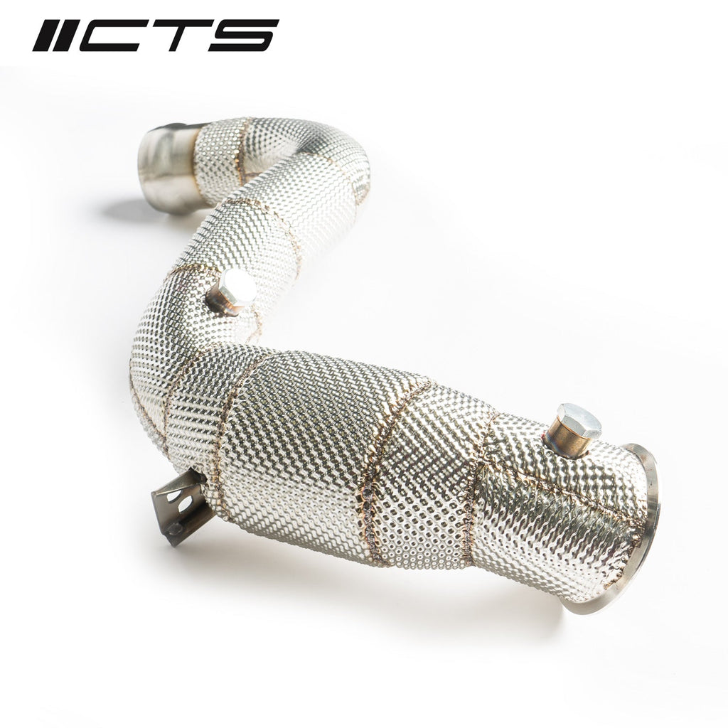 CTS TURBO MERCEDES-BENZ AMG W205/M177 C63/63S CATTED DOWNPIPES HIGH-FLOW CATS