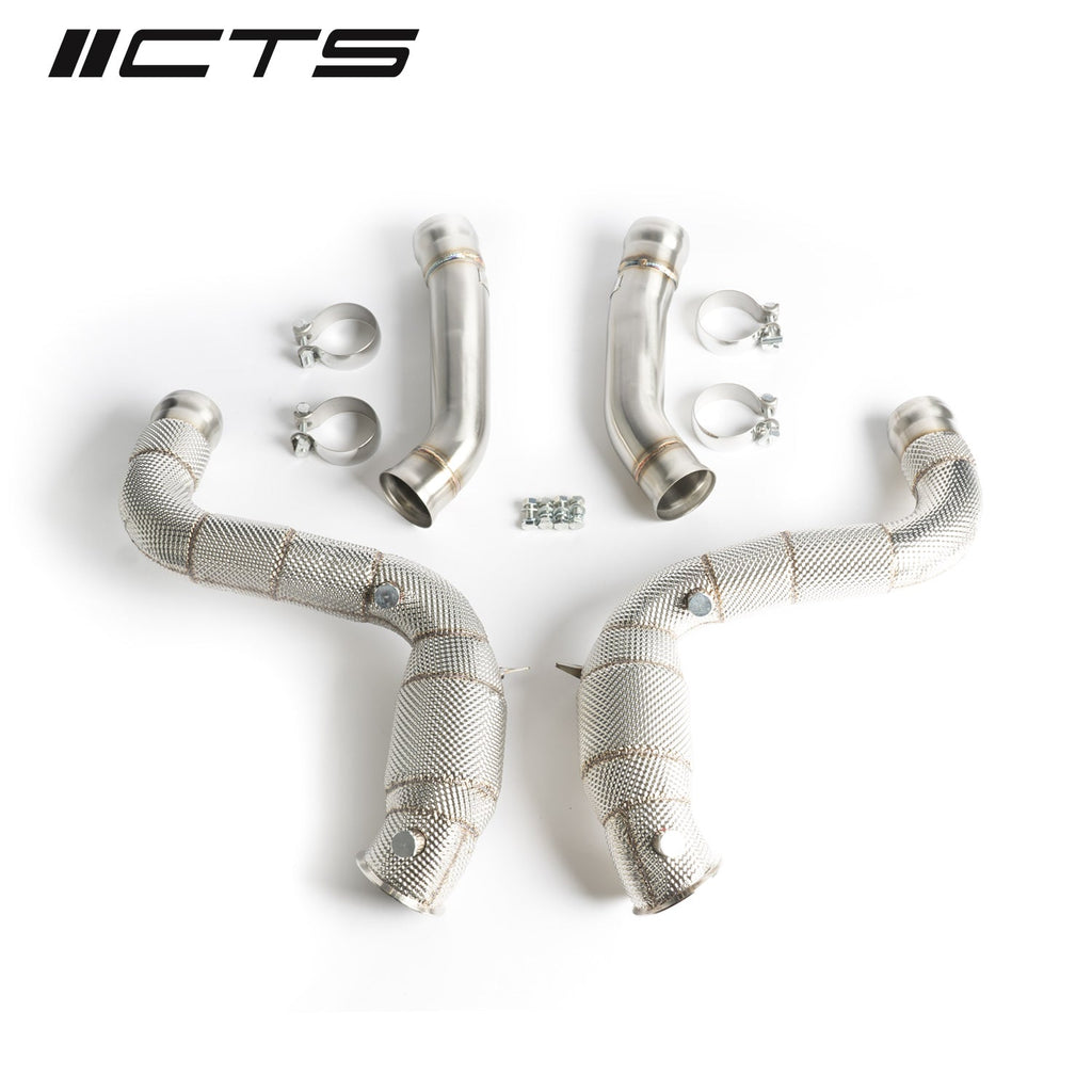 CTS TURBO MERCEDES-BENZ AMG W205/M177 C63/63S DOWNPIPES HIGH-FLOW CATS