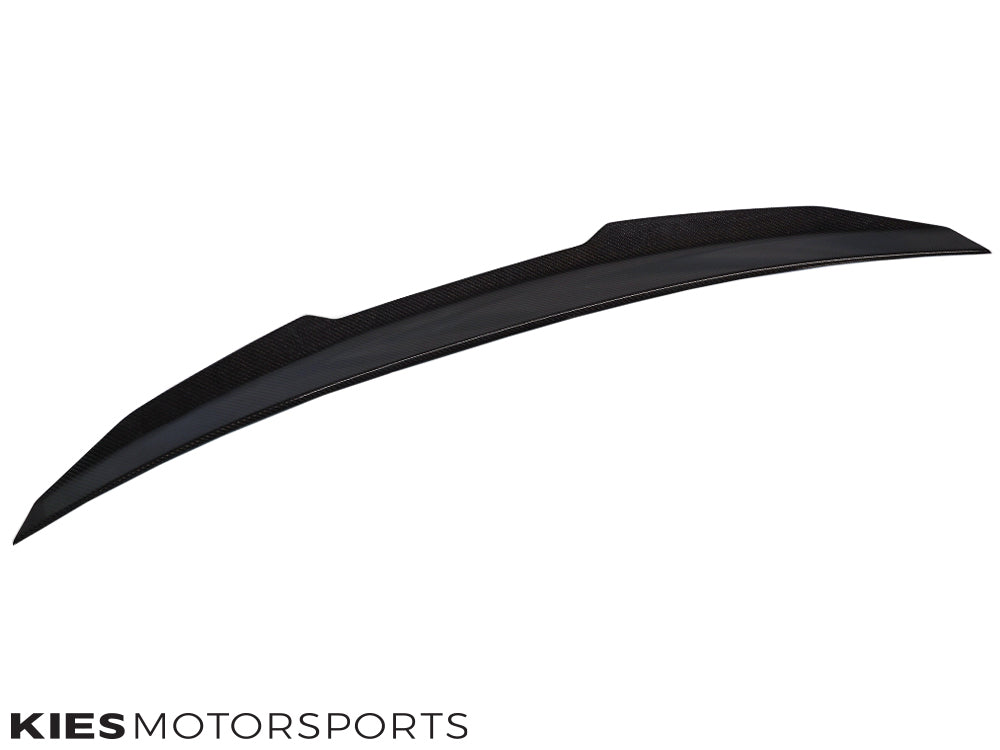 2020+ BMW 4 Series (G22) PSM Aggressive High Kick Carbon Fiber Trunk Spoiler
