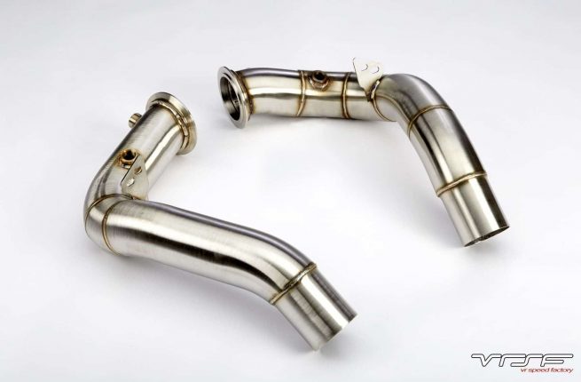 VRSF 3″ Stainless Steel Race Downpipes 2011 – 2018 BMW M5 & M6 S63