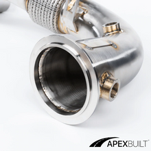 Load image into Gallery viewer, APEXBUILT® BMW F-CHASSIS N63TU CATLESS RACE DOWNPIPES