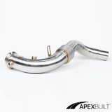APEXBUILT® BMW F-CHASSIS N63TU CATLESS RACE DOWNPIPES
