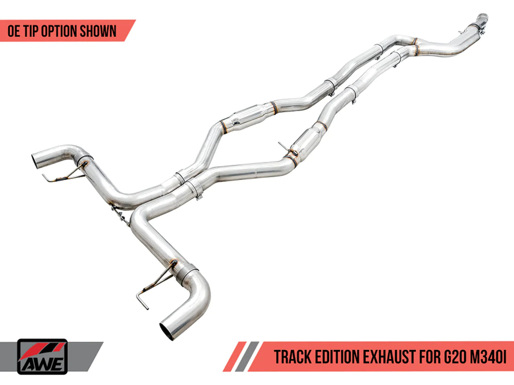 AWE TRACK EDITION EXHAUST FOR THE BMW G2X M340I M440