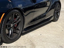 Load image into Gallery viewer, 2019+ Toyota Supra (A90) Carbon Fiber Side Skirt Extensions (Pair)