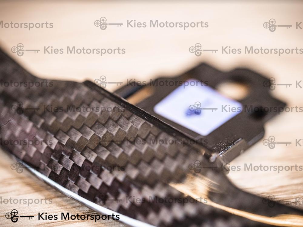 KIES CARBON Full Carbon Fiber Paddle Shifter Extensions (Fits: F10, F15, F25, F20, F30, F32, F34, F80, F82, M3, M4, M5, M6) - Kies Motorsports