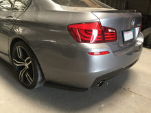 Load image into Gallery viewer, 2011-2016 BMW 5 Series (F10) Carbon Fiber Rear Bumper Splitters (Fits M5)