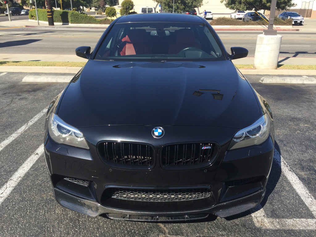 2011-2016 BMW M5 (F10) VSX Carbon Fiber Front Lip (2 piece)
