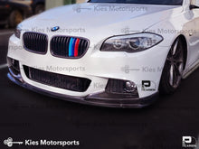 Load image into Gallery viewer, 2011-2016 BMW 5 Series (F10) 3D Style Carbon Fiber Front Lip
