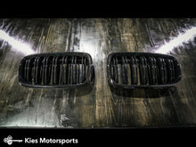 Load image into Gallery viewer, 2014-2018 BMW X5 X6 X5M X6M (F15 / F16 / F85 / F86) Double Slatted Kidney Grilles