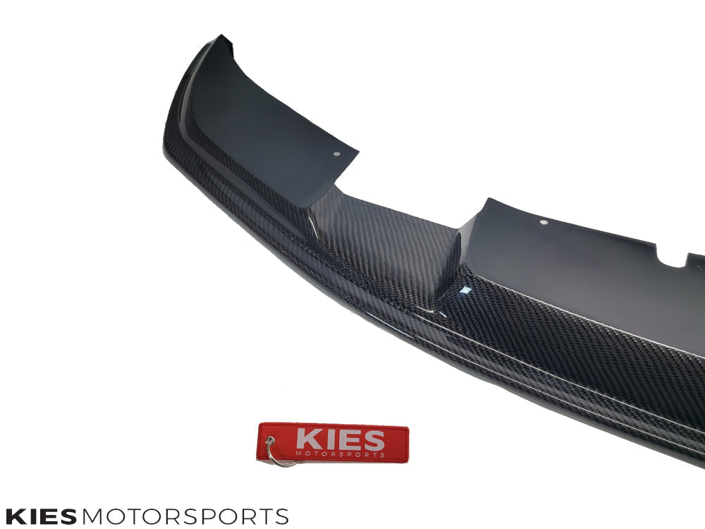 Carbon Fiber Look Front Spoiler Splitter Lip For BMW F30 3 Series M  2012-2018