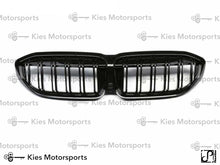 Load image into Gallery viewer, (Pre-Order) Gloss Black Dual Slat Kidney Grille for the BMW G20 330i, 340i, M340i - Kies Motorsports
