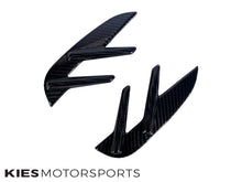 Load image into Gallery viewer, 2020-2025 BMW M3 / M4 (G80 / G82 / G83) Dry Carbon Fiber Fender Trim Covers