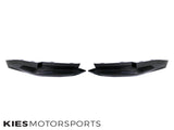 2020-2025 BMW M3 (G80) OEM Replacement Dry Carbon Fiber Rear Bumper Splitters