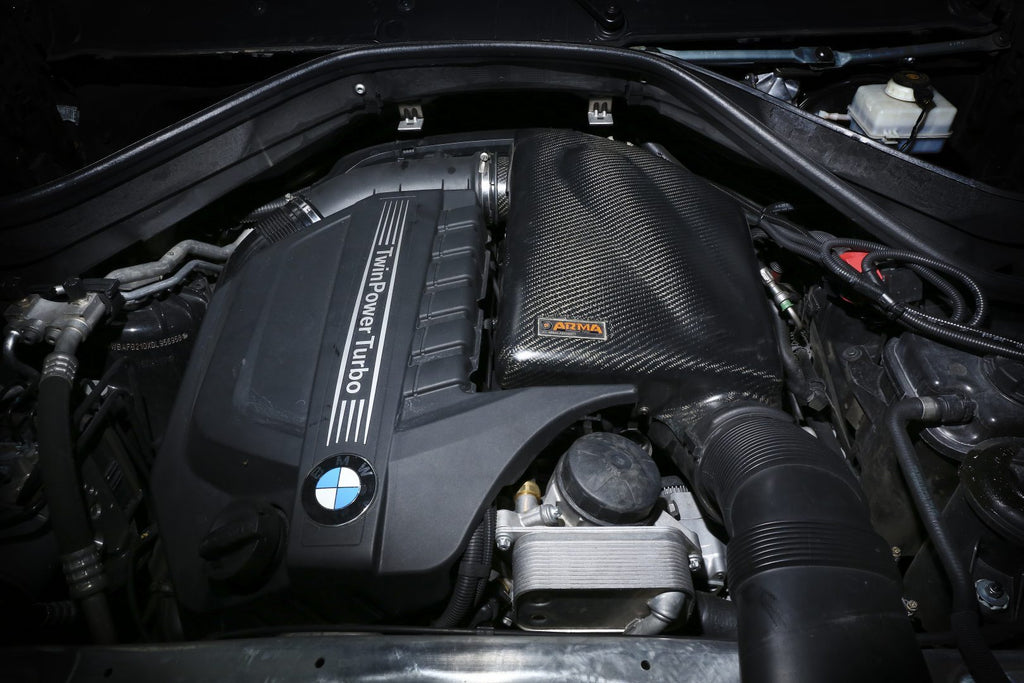 ARMA Speed BMW E70 F15 X5 / E71 F16 X6 Carbon Fiber Cold Air Intake ARMABMWX6G-A
