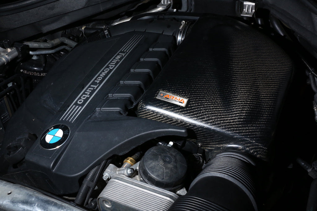 ARMA Speed BMW E70 F15 X5 / E71 F16 X6 Carbon Fiber Cold Air Intake ARMABMWX6G-A
