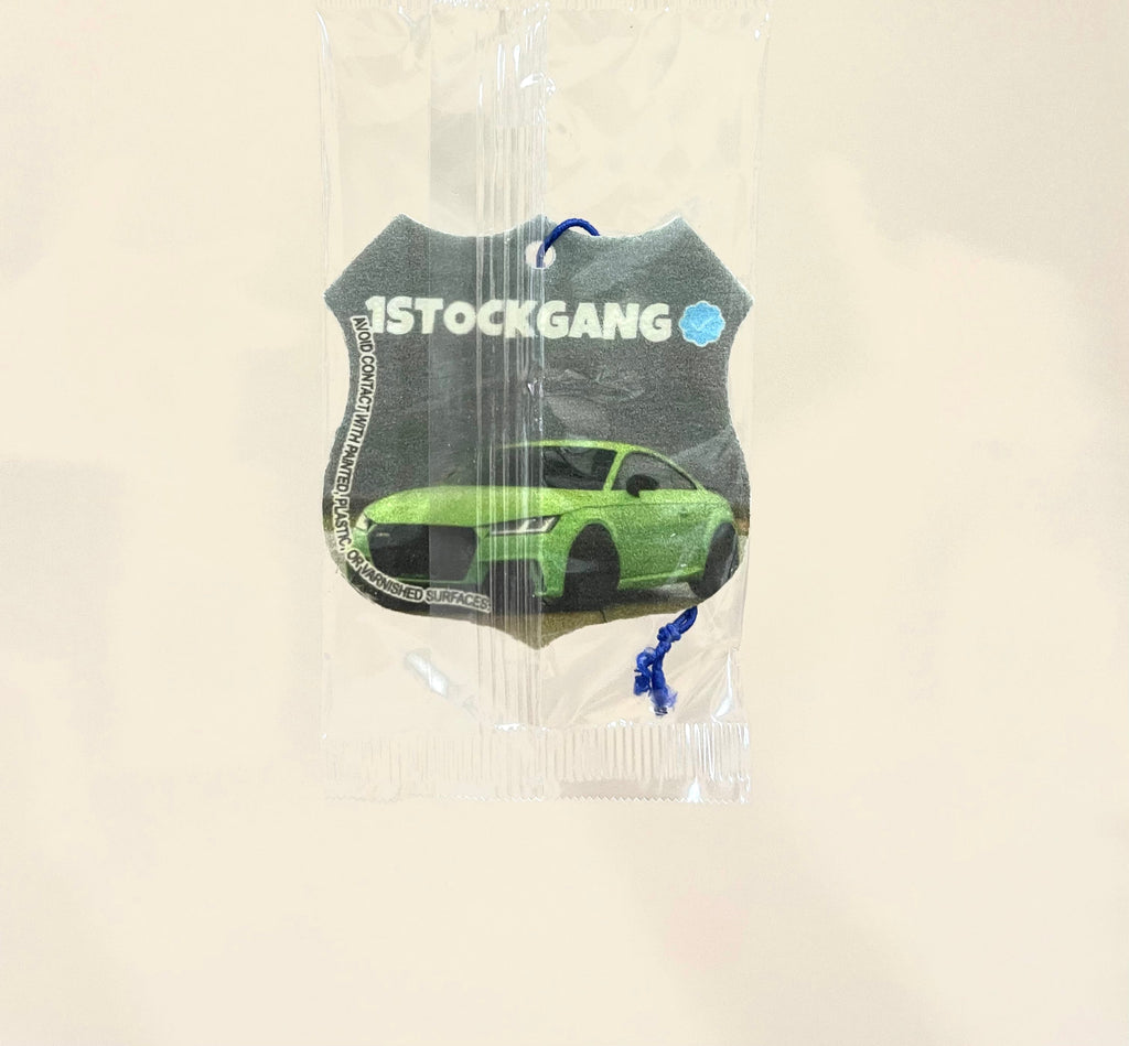 1Stock Air freshener/Sticker Combo