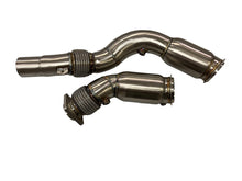 Load image into Gallery viewer, MAD BMW S55 CATTED DOWNPIPES M2C M3 M4 W/ FLEX SECTION MAD-2050