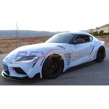 Load image into Gallery viewer, Rexpeed Carbon Fiber Front Splitter/Side Skirts/Rear Bumper Spats Combo | 2020-2021 Toyota Supra (TS09+TS10+TS11)