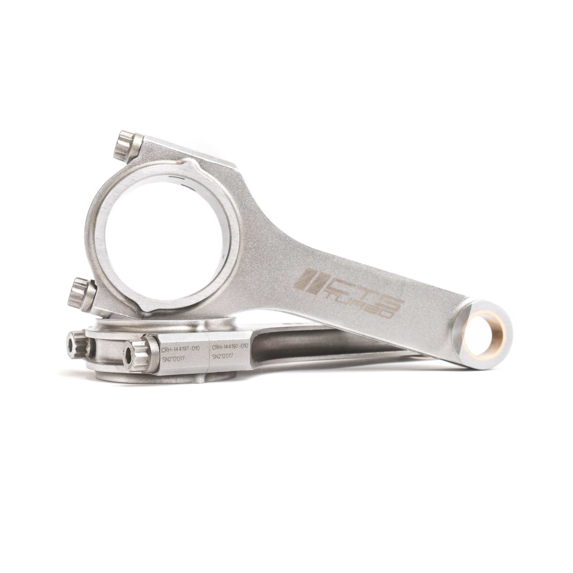 CTS Turbo Connecting Rods VW & Audi 144x19 Tapered Rifle Drilled | Fits 1.8T 20V 06A With Stock Pistons - Image 2