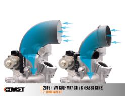 MST MK7 MQB High Flow 3" Turbo Inlet Kit [VW-MK710V1]