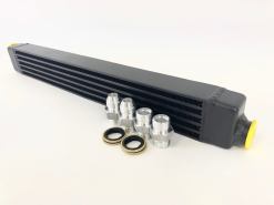 Alternative view of CSF 82-94 BMW 3 Series (E30) High Performance Oil Cooler w/-10AN Male & OEM Fittings