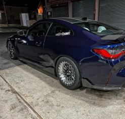 Belak 18x11 / 6.75in BS / 5x112 BP / High Pad / Series 2 - Single Beadlock Black / Machined Finish Wheel (BMW M3 G80 / M4 G82) - 8115112S26SB-SBL