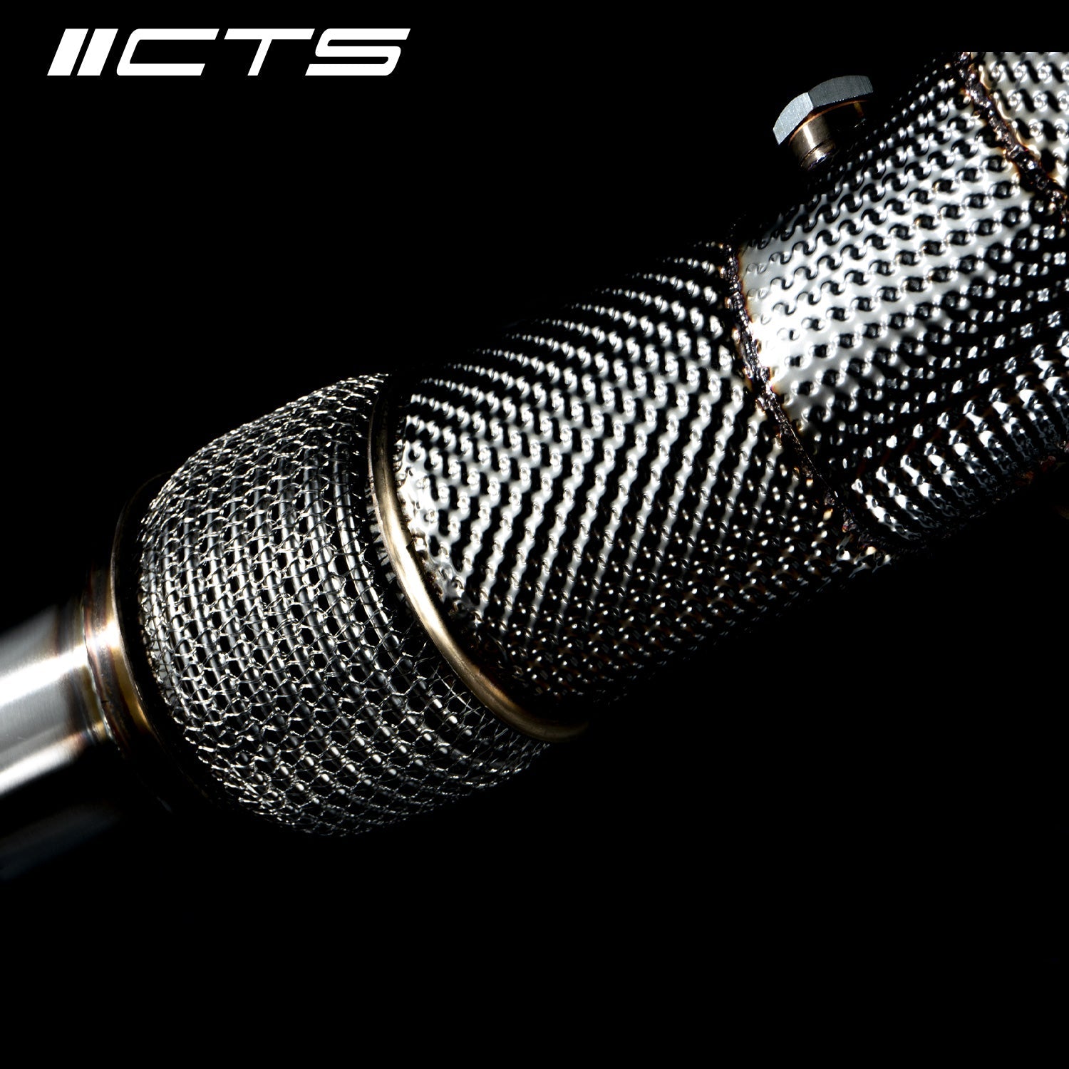 CTS Turbo Audi C7/C7.5 S6/S7/RS7 4.0T Cast Downpipe Set with High Flow Cats - Image 3