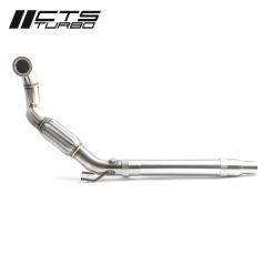 Alternative view of CTS Turbo MK6/MK7 Jetta SE 1.4T, MK7 Golf 1.4T 3" Downpipe for EA211 engines