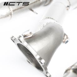 Alternative view of CTS Turbo Audi C7/C7.5 S6/S7/RS7 4.0T Cast Downpipe Race Set