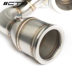 Alternative view of CTS TURBO Audi RSQ8 and Lamborghini Urus race downpipes