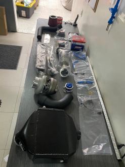 Alternative view of BMW S55 GTX SINGLE TURBO KIT (M2C F87, M3 F80, M4 F82)