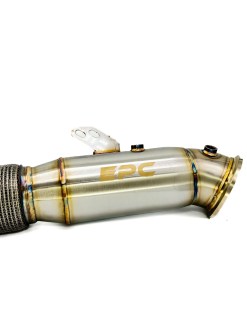 Alternative view of EPC B58 Catless Downpipe 5″  M240 340 440 M440 Supra