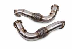 VRSF Stainless Steel Race Downpipes for V8 N63 08-16 BMW 550i, 650i, 750Li, X5, X6