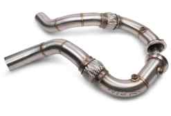 Alternative view of VRSF Stainless Steel Race Downpipes for V8 N63 08-16 BMW 550i, 650i, 750Li, X5, X6