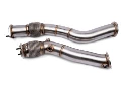 Alternative view of VRSF Stainless Steel Race Downpipes for 2019 – 2022 BMW X3M & X4M S58 F97 F98
