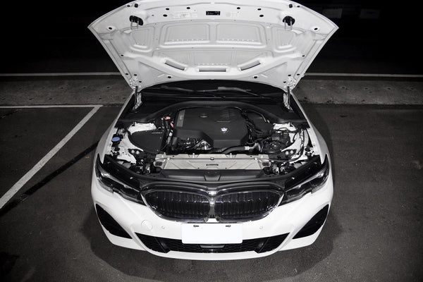 white g20 bmw b48 mst intake