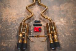 Alternative view of BMW M3 E9x V2 Valved Race Exhaust System (GOLD)