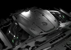 Alternative view of Mercedes-Benz AMG GT/GT-S/GT-R Carbon Fiber Intakes