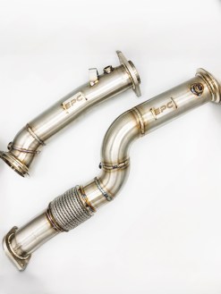Alternative view of EPC BMW S58 Downpipes for M2, M3, M4 (G87, G80, G82, G83) – High-Performance Exhaust Upgrade