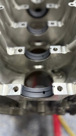 Alternative view of S58 Calico Coated Main Rod Bearings