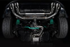 Alternative view of iE Catback Exhaust System For VW MK7 Golf R & Audi 8V S3